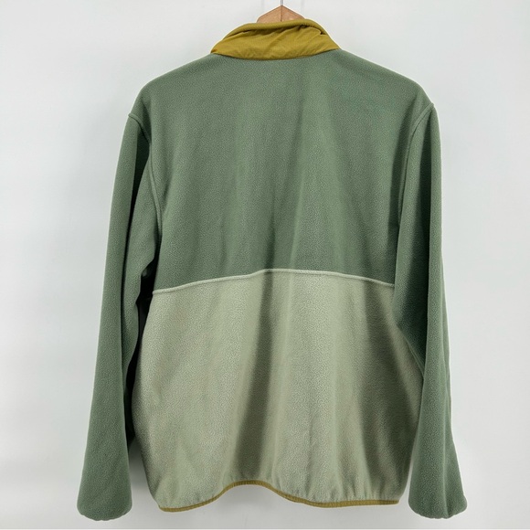 Patagonia Men's Green Microdini 1/2-Zip Pullover Fleece Colorblock Jacket Sz L - Picture 7 of 10